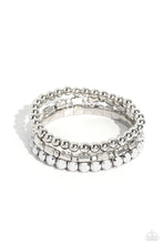 Load image into Gallery viewer, Monochromatic Maverick - White (Bead) Bracelet
