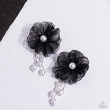 Load image into Gallery viewer, Dripping In Decadence - Black (White Pearl Center) Earring  (LOP-0923)
