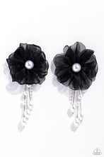 Load image into Gallery viewer, Dripping In Decadence - Black (White Pearl Center) Earring  (LOP-0923)
