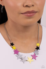 Load image into Gallery viewer, Starstruck Season - Black Necklace  (Stars)
