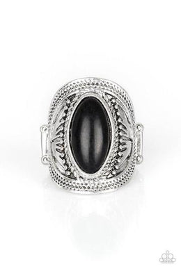 Ground RULER Black Ring freeshipping - JewLz4u Gemstone Gallery