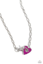 Load image into Gallery viewer, Radical Romance - Pink (Heart) Necklace
