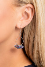 Load image into Gallery viewer, Charm of the Century - Blue (Oil Spill) Earring

