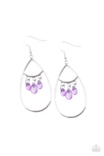 Load image into Gallery viewer, Shimmer Advisory - Purple Earrings freeshipping - JewLz4u Gemstone Gallery
