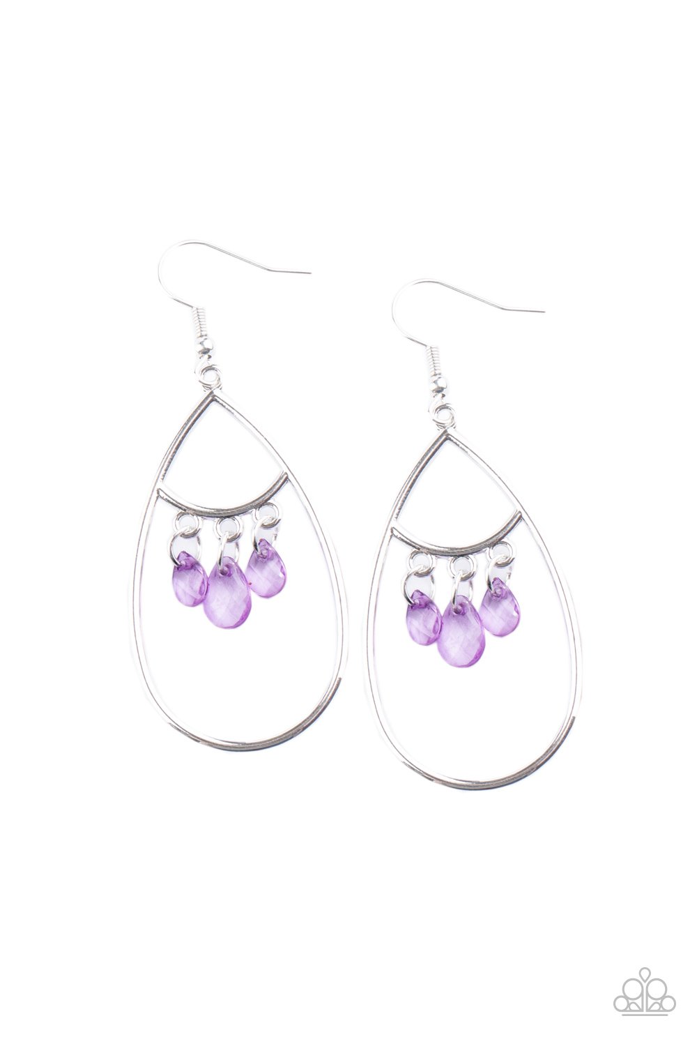 Shimmer Advisory - Purple Earrings freeshipping - JewLz4u Gemstone Gallery