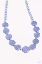 Load image into Gallery viewer, Scratched Showtime - Blue Necklace
