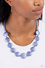 Load image into Gallery viewer, Scratched Showtime - Blue Necklace
