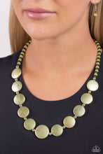 Load image into Gallery viewer, Scratched Showtime - Green Necklace
