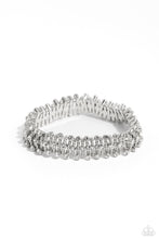 Load image into Gallery viewer, Corporate Confidence - White (Rhinestone) Bracelet
