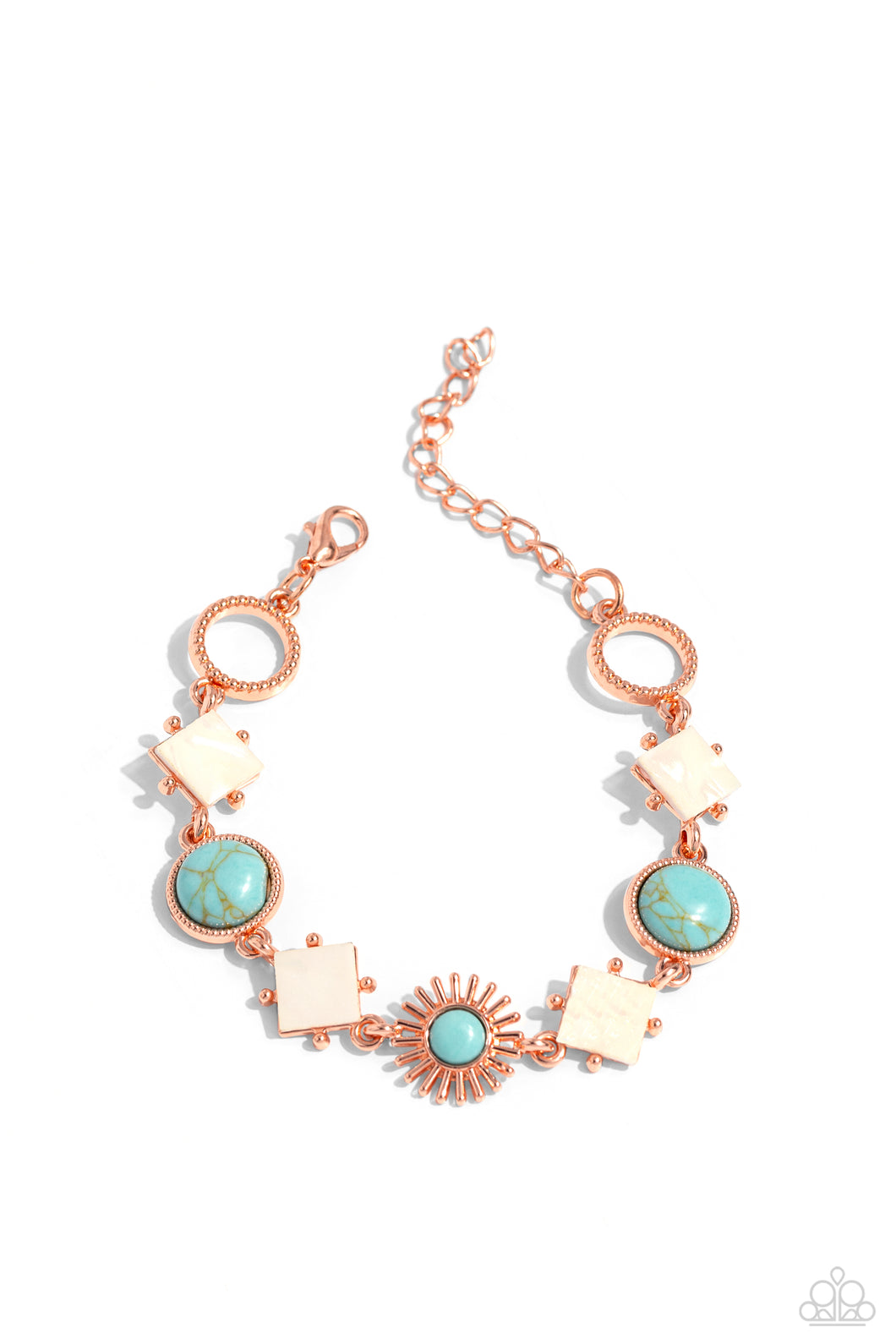 Sunburst Splendor - Copper (Shiny) Bracelet