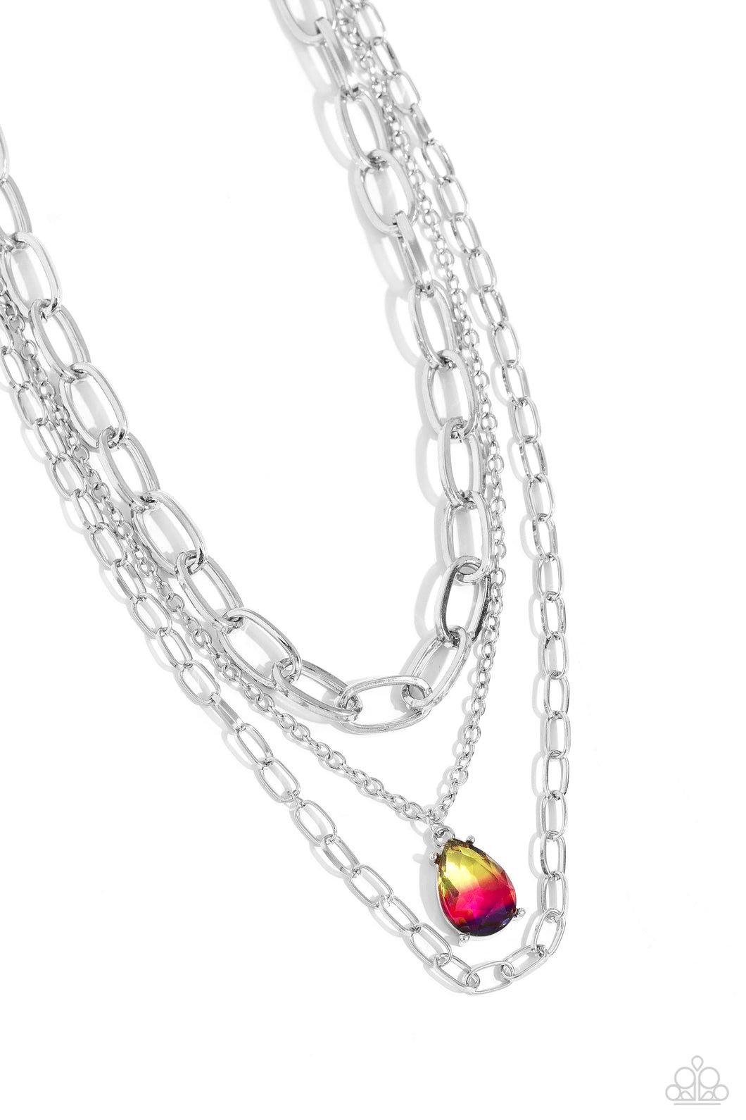 Teardrop Tiers - Multi (Teardrop) Necklace