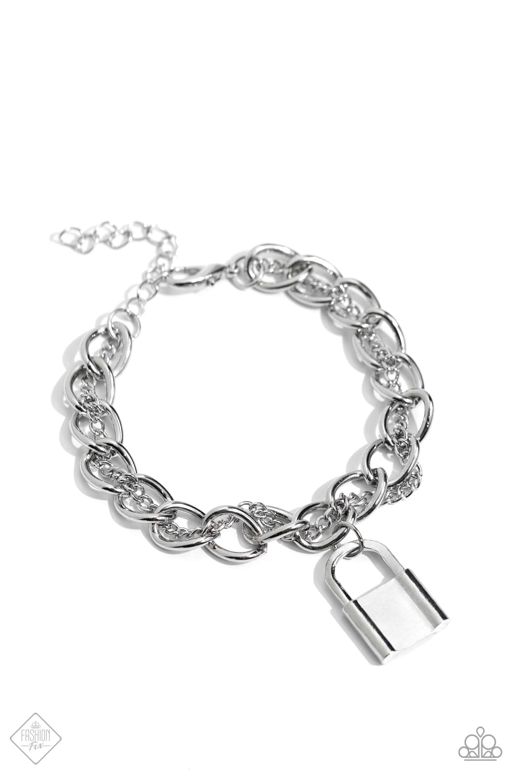 Watch the LOCK - Silver (Lock) Bracelet (MM-0124)