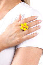 Load image into Gallery viewer, Groovy Genre - Yellow (Petal) Ring
