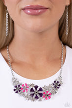 Load image into Gallery viewer, Blooming Practice - Purple (Flower) Necklace
