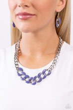 Load image into Gallery viewer, CURB Craze - Blue (Persian Jewel) Necklace
