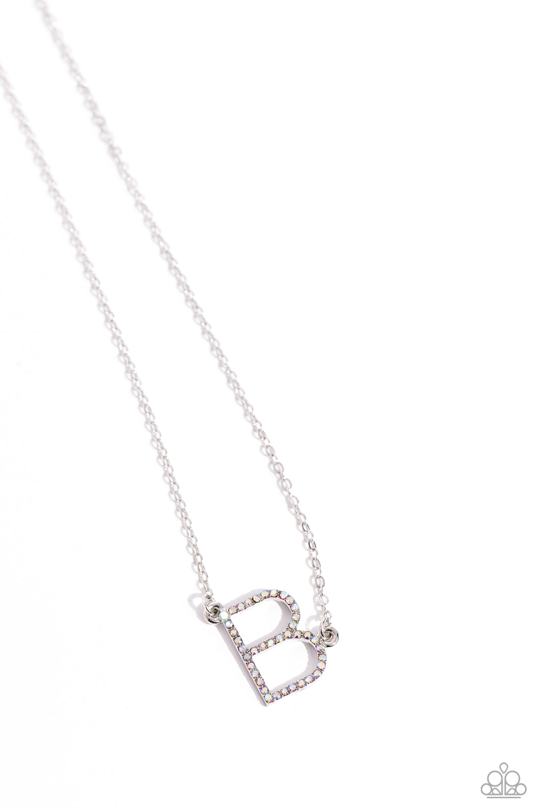 INITIALLY Yours - B - Multi (Iridescent) Necklace