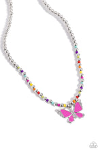 Load image into Gallery viewer, Vibrant Flutter - Multi (Butterfly) Necklace
