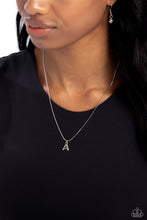 Load image into Gallery viewer, Seize the Initial - Silver - A Necklace
