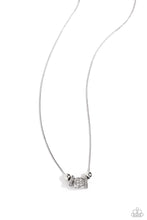 Load image into Gallery viewer, Rolling the Dice - White (Dice Pendant) Necklace
