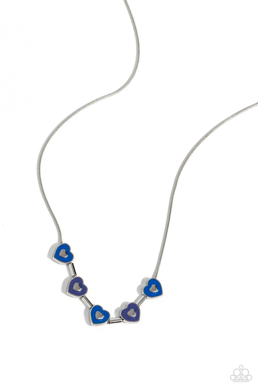 ECLECTIC Heart - Blue (Heart) Necklace