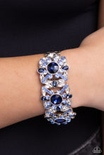 Load image into Gallery viewer, Shimmering Solo - Blue (Rhinestone) Bracelet
