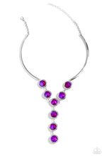 Load image into Gallery viewer, Cheers to Confidence - Pink (Gem) Necklace
