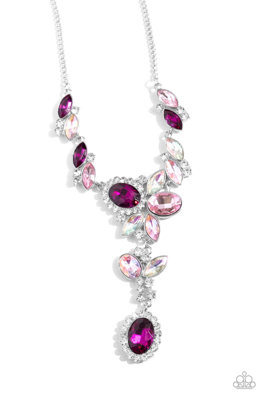 Generous Gallery - Pink (Iridescent) Necklace