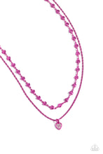 Load image into Gallery viewer, Cupid Combo - Pink (Heart) Necklace
