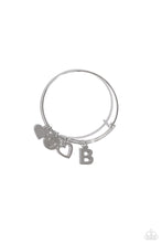 Load image into Gallery viewer, Making It INITIAL - Silver - B Bracelet
