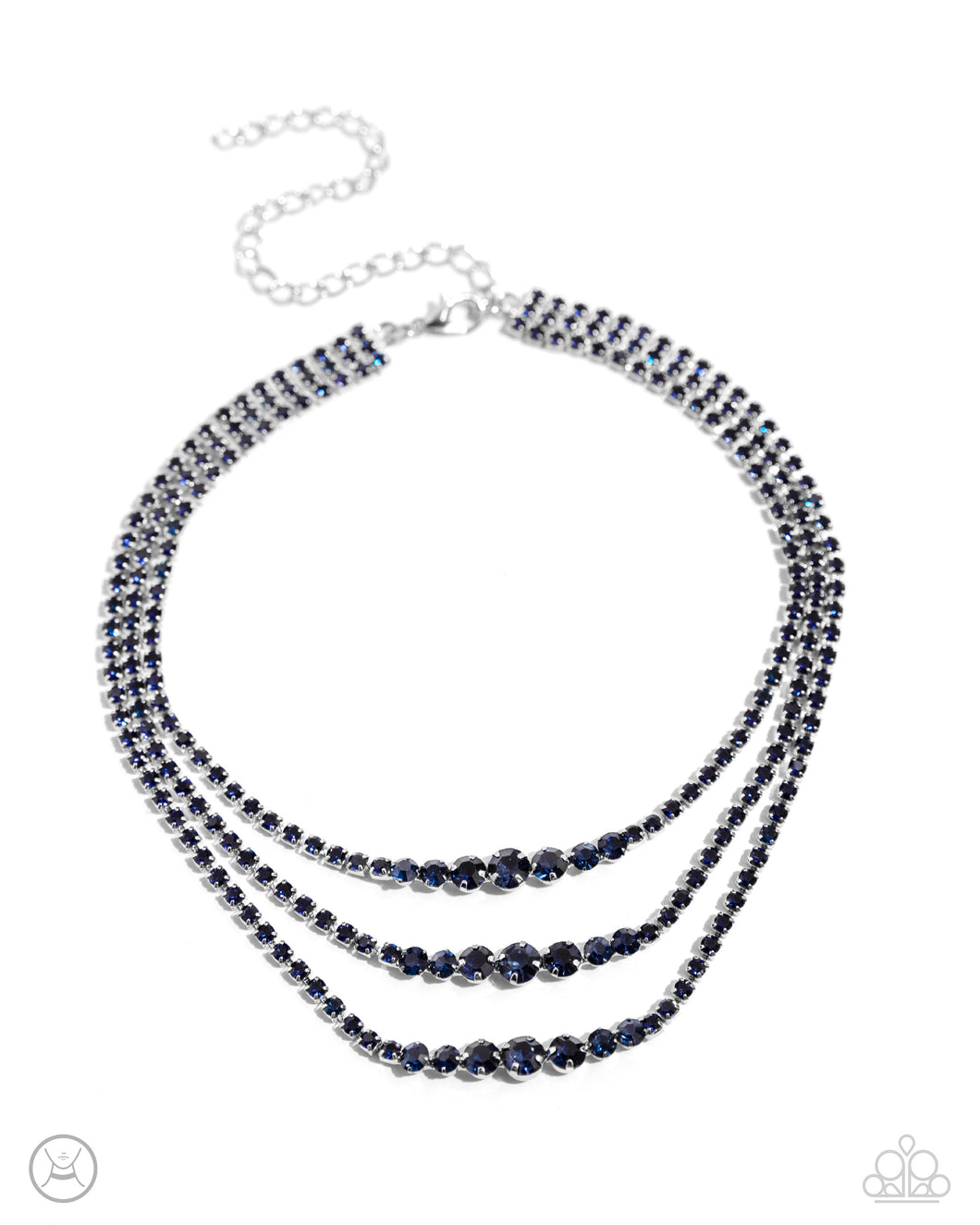 Dynamite Debut - Blue (Choker) Necklace