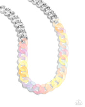 Load image into Gallery viewer, Rainbow Ragtime - Multi  Acrylic) Necklace
