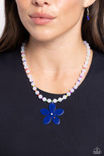 Load image into Gallery viewer, Nostalgic Novelty - Blue (Royal Blue Flower)Necklace
