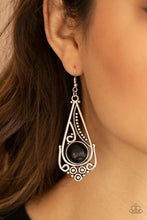 Load image into Gallery viewer, Canyon Climate - Black Earring freeshipping - JewLz4u Gemstone Gallery
