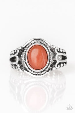 Peacefully Peaceful - Orange Ring freeshipping - JewLz4u Gemstone Gallery