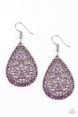 Indie Idol - Purple Earring freeshipping - JewLz4u Gemstone Gallery