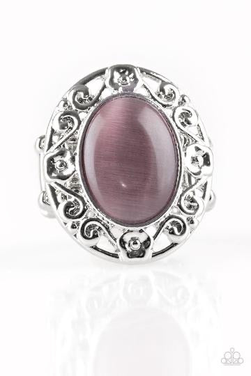 Moonlit Marigold Purple Ring freeshipping - JewLz4u Gemstone Gallery