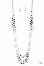 Load image into Gallery viewer, Seasonal Sensation - Blue Necklace freeshipping - JewLz4u Gemstone Gallery
