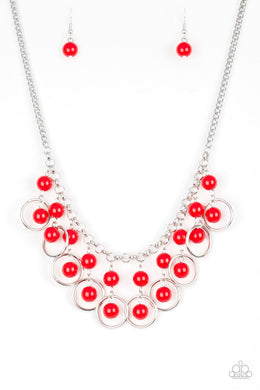 Really Rococo Red Necklace freeshipping - JewLz4u Gemstone Gallery