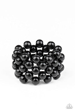 Tiki Tropicana Black Bracelet freeshipping - JewLz4u Gemstone Gallery