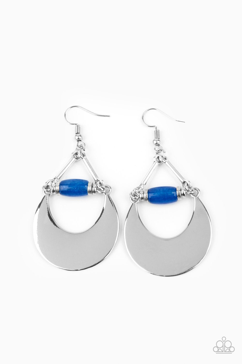 Mystical Moonbeams - Blue Earring freeshipping - JewLz4u Gemstone Gallery