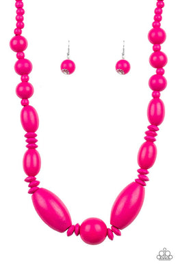 Summer Breezin' Pink Necklace freeshipping - JewLz4u Gemstone Gallery