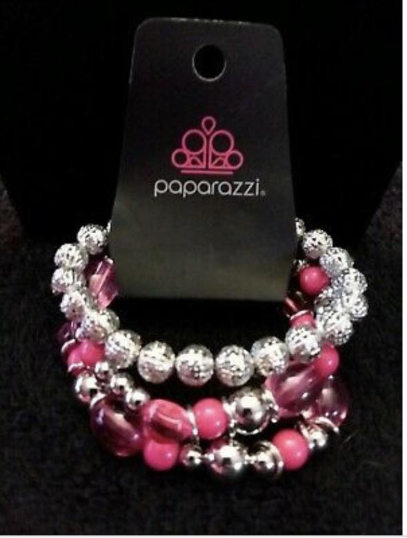 Malibu Marina Pink Bracelet freeshipping - JewLz4u Gemstone Gallery