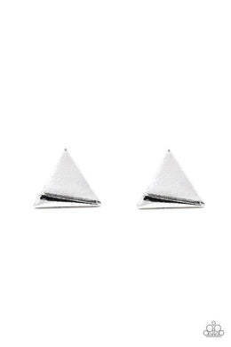 Die TRI-ing Silver Post Earring freeshipping - JewLz4u Gemstone Gallery