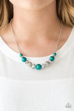 Load image into Gallery viewer, The Big-Leaguer - Green Necklace freeshipping - JewLz4u Gemstone Gallery

