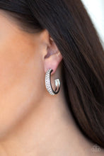 Load image into Gallery viewer, Cash Flow - White Hoop Earring freeshipping - JewLz4u Gemstone Gallery
