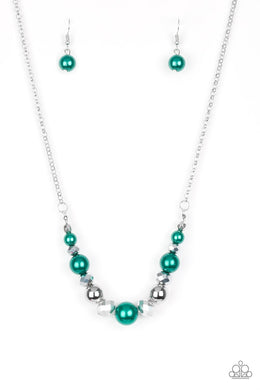 The Big-Leaguer - Green Necklace freeshipping - JewLz4u Gemstone Gallery