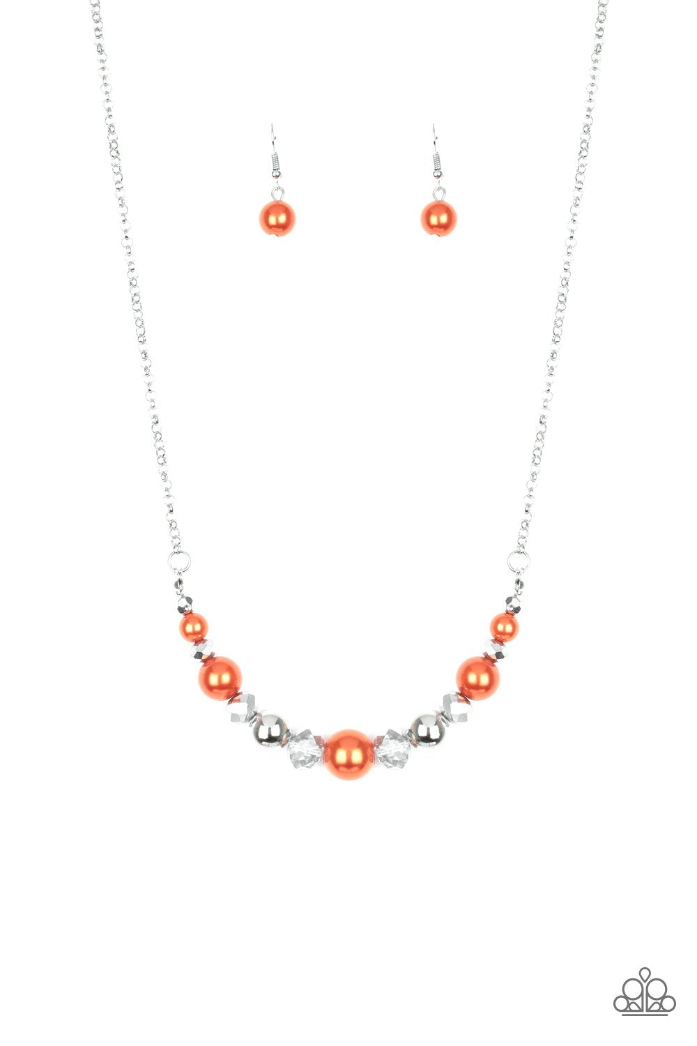 The Big-Leaguer - Orange Necklace freeshipping - JewLz4u Gemstone Gallery