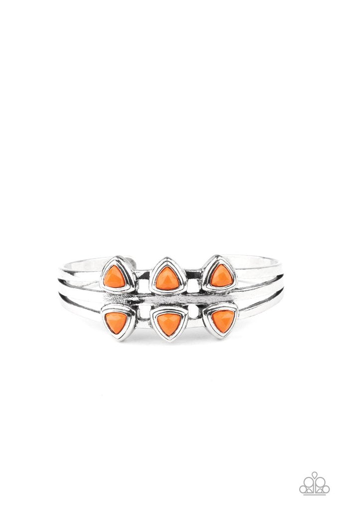 Tribal Triad Orange Bracelet freeshipping - JewLz4u Gemstone Gallery
