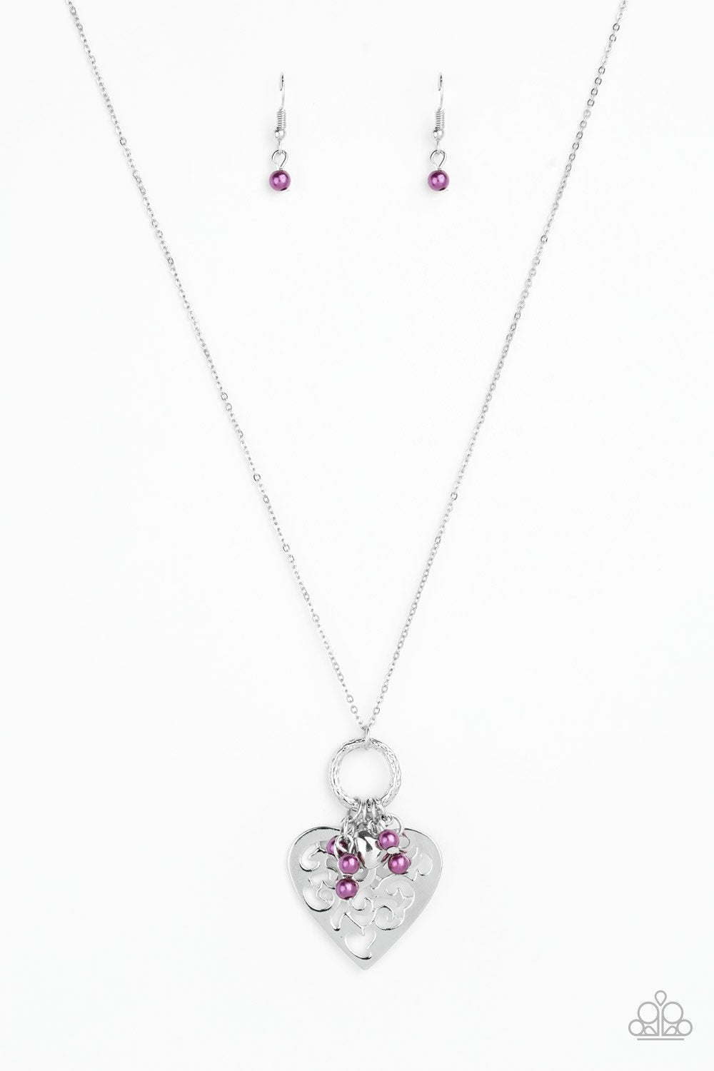 Romeo Romance Purple Pearl Necklace freeshipping - JewLz4u Gemstone Gallery