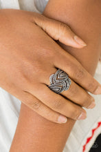 Load image into Gallery viewer, Fire and Ice - Silver Ring freeshipping - JewLz4u Gemstone Gallery
